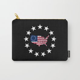 13 Colonies Stars with USA States Map of Betsy Carry-All Pouch