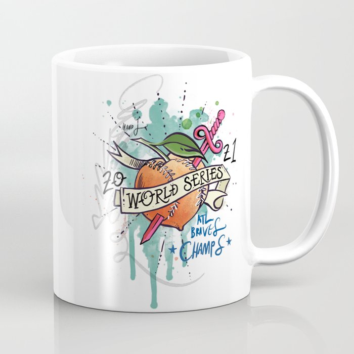 Braves New World: Series (teal lettering) Coffee Mug
