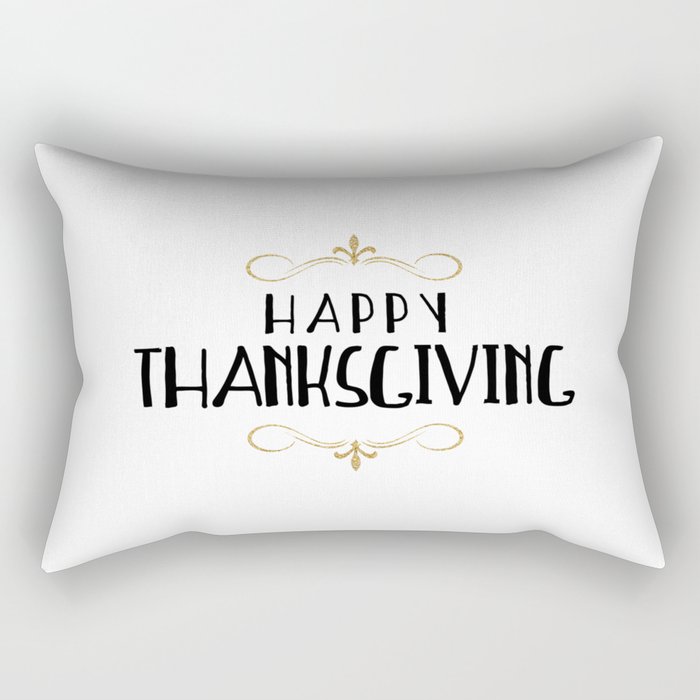 Happy Thanksgiving Rectangular Pillow