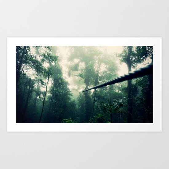 Zip Line Art Print
