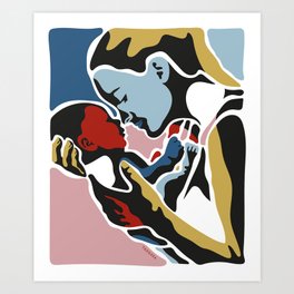 Mother and Child 1 Art Print