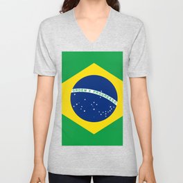 Brazil flag - Brazilian Flag Unisex V-Neck