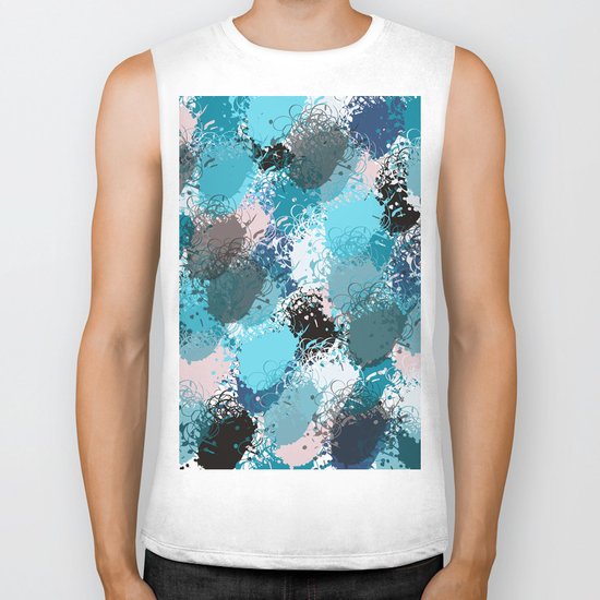 Abstract pattern 68 Biker Tank
