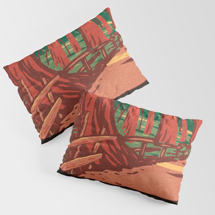 Redwoods State Park Pillow Sham