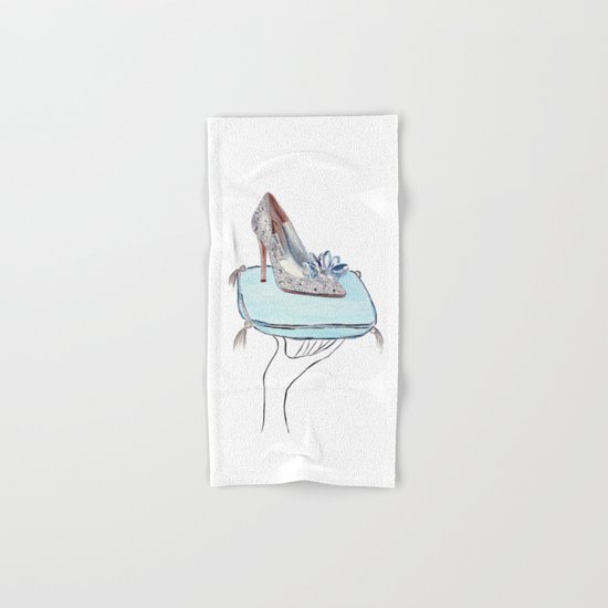 Cinderella slipper Hand & Bath Towel