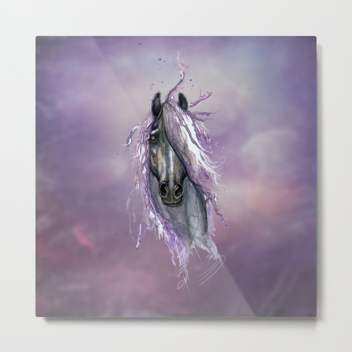 Violet Horse Metal Print