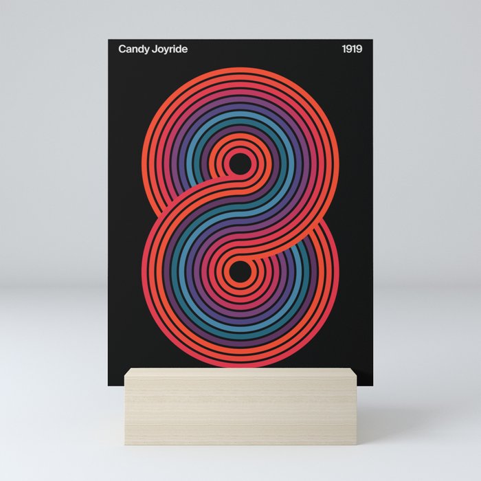 Candy Joyride: Sonar Night Edition Mini Art Print