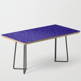 Mosaic Abstract Art Blue Coffee Table