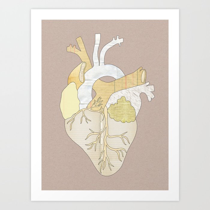 A Heart Unwritten Art Print