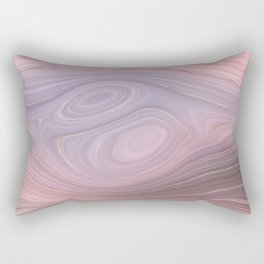 Blush Pink Lavender Agate Geode Luxury Rectangular Pillow