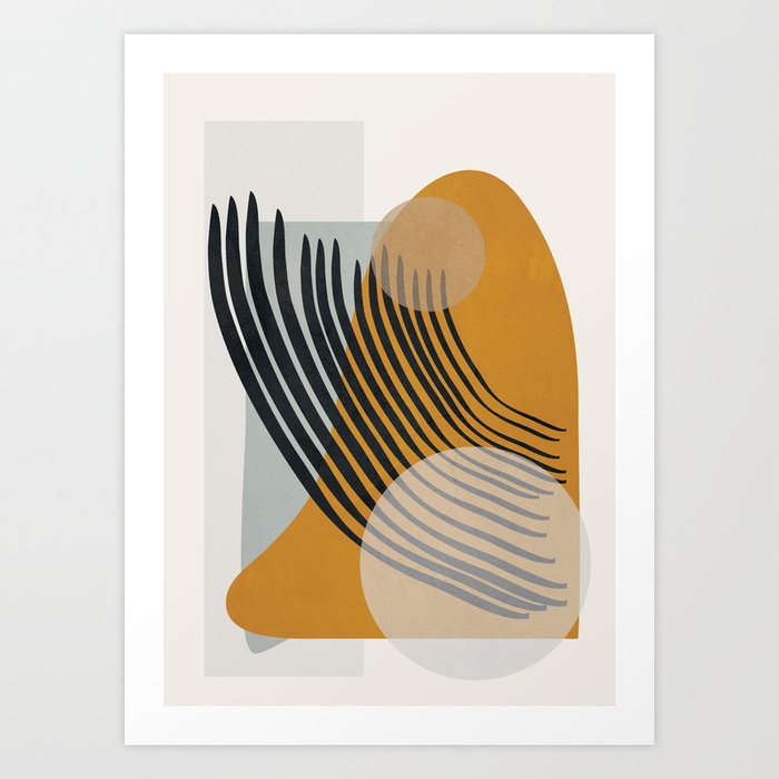 Abstract Shapes 33 Art Print