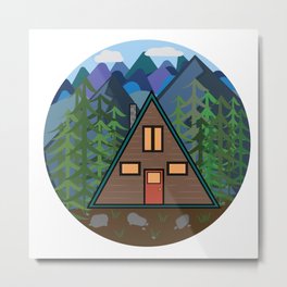 Mountain Home Metal Print