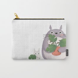 Totoro&Monstera Plant  Carry-All Pouch