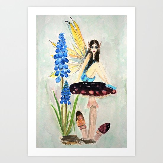 My childhood fantasy. colored Art Print