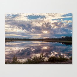 Cloud mirror Canvas Print