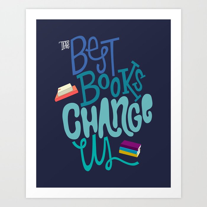 Best Books Art Print by Chelsea Herrick | Society6