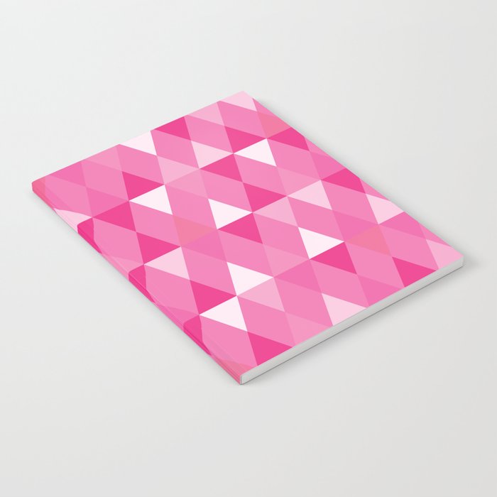 Harlequin Print Pinks Notebook