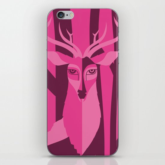 Deer in the woods iPhone & iPod Skin