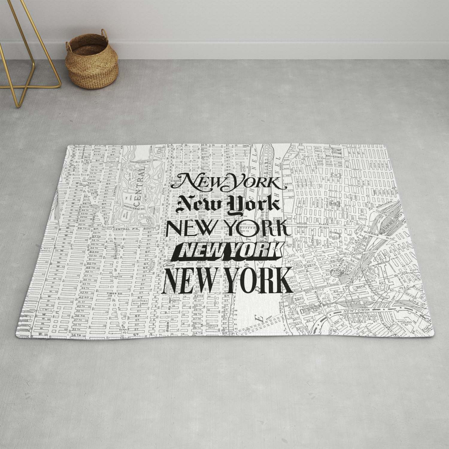 New York City Black And White New York Poster I Love Heart Nyc