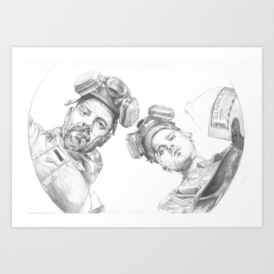Breaking Barrel Art Print