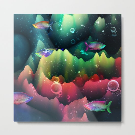 Rainbowland Metal Print