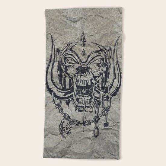 Motor head Beach Towel