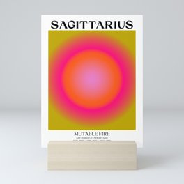 Sagittarius Gradient Print Mini Art Print