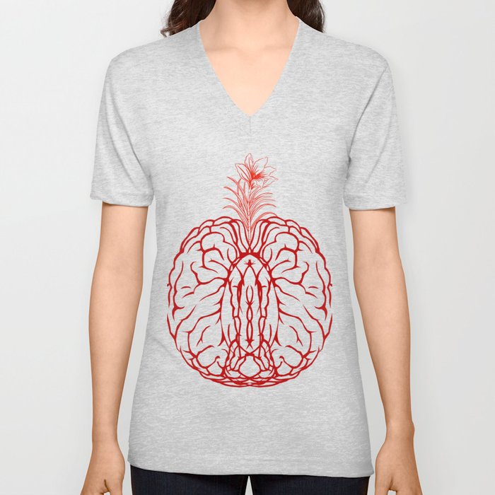 Good thinker creates new life V Neck T Shirt