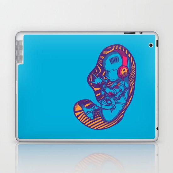 Neon Party Fetus Laptop & iPad Skin