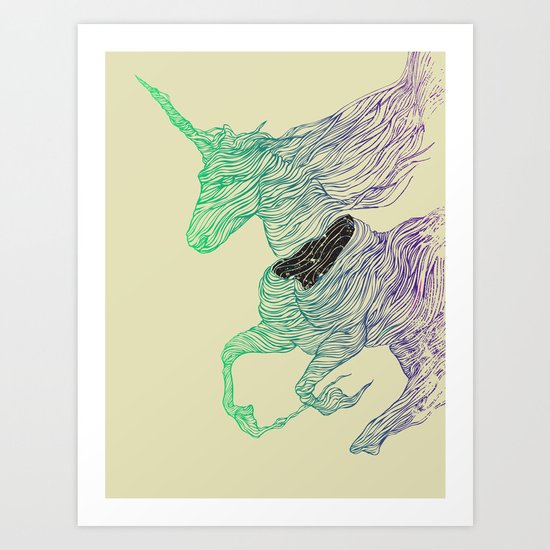 Dissolve Art Print