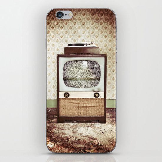 Vintage Entertainment Center iPhone & iPod Skin