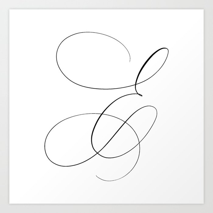 Letter sales e calligraphy