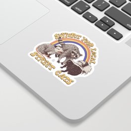 Opossum Stickers Society6
