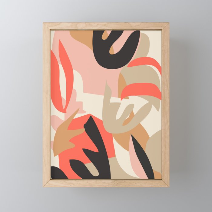 Abstract Art 29 Framed Mini Art Print By Thindesign