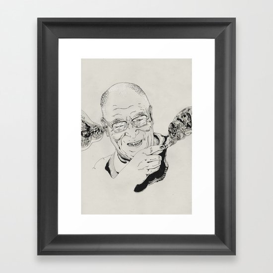 Dalai Lama Framed Art Print