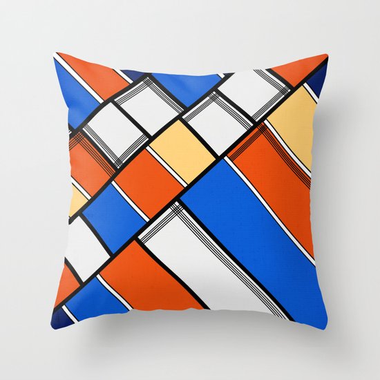 Lined I Throw Pillow