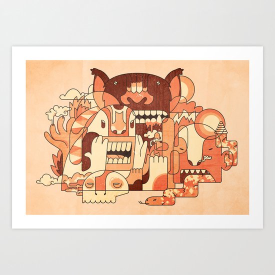 Dry Heat Art Print