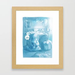 Cuddles in Care Framed Art Print
