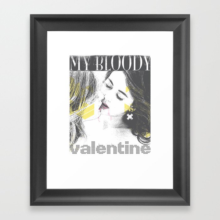 My bloody Valentine Framed Art Print