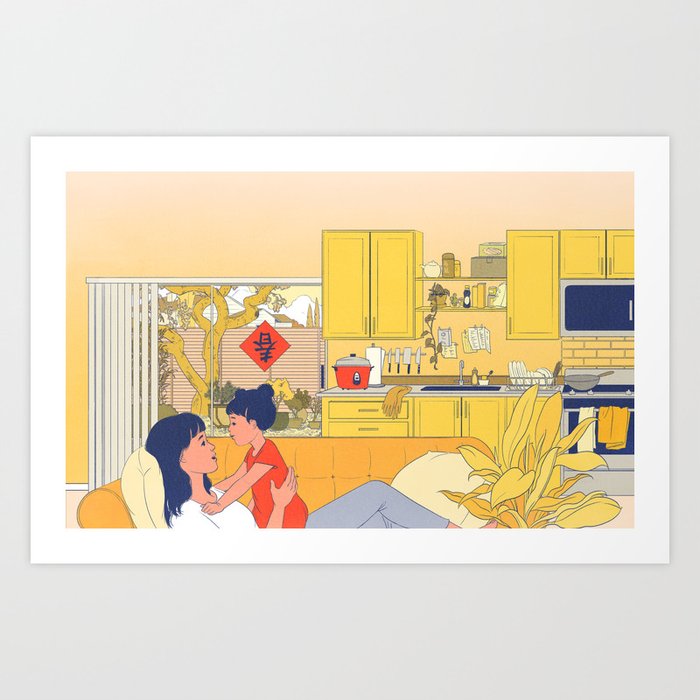 Let's Do Everything and Nothing - Taiwanese American Home Art Print