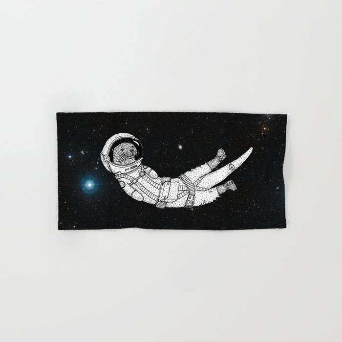 André Floating Around in Otter Space Hand & Bath Towel