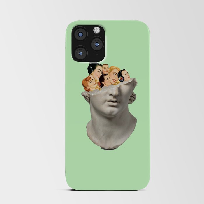 what's on my mind green iPhone Card Case