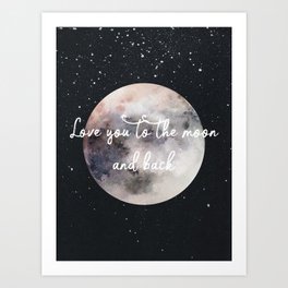 Moon And Stars Art Prints Society6