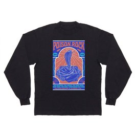 Poison Rock Poster Pink Long Sleeve T-shirt