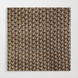 Crochet Knit Wood Wall Art