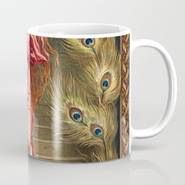 A woman holding lamp with flame from Aladdins Lamp by Joaquin Millers poem Coffee Mug