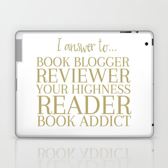 I Answer To Book Blogger Laptop & iPad Skin