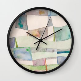 The Clothes Line Wall Clock