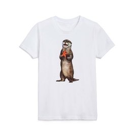 Otterly Delighted Otter Kids T Shirt
