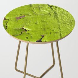 Green, yellow painted wall Side Table